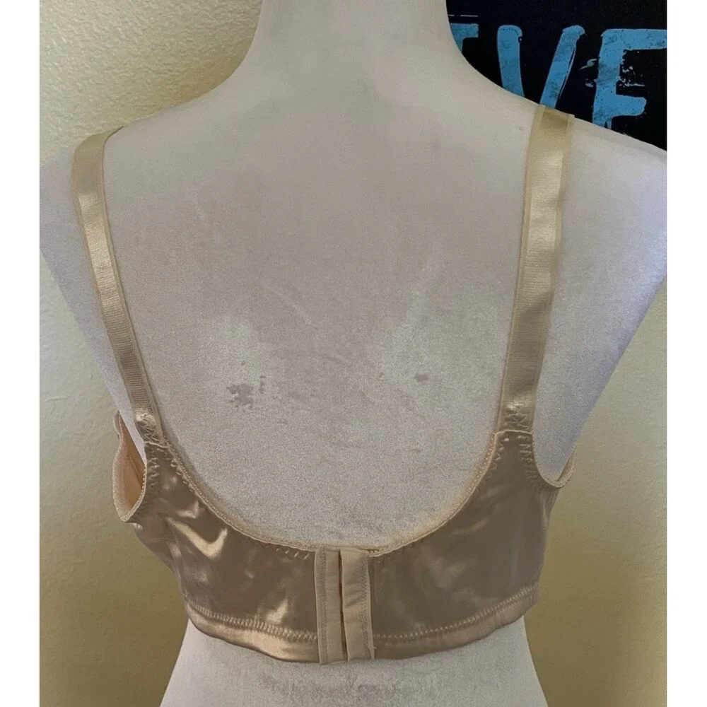 Bali Women's 40DD Double Support Wireless Full Coverage Beige Bra 3820